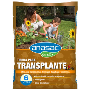 Tierra para transplante 6 litros
