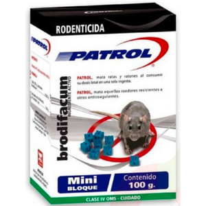 Rodenticida PATROL Pasta 150 gr.