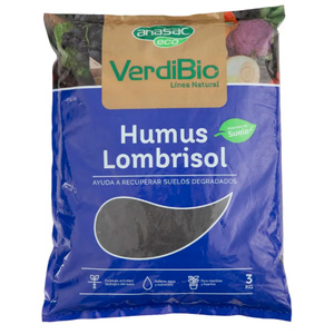 MEJORADOR DE SUELO HUMUS LOMBRISOL 3KG